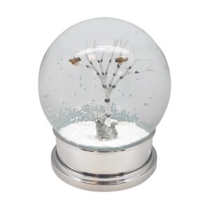 Snjókúla með kisu