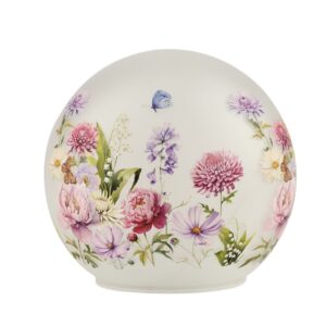 Led ljósa kúla með bleiku munstri